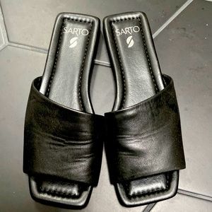 Gorgeous leather slides